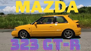 CRUST REVIEWS The GR Yaris of the 90s Mazda 323 GTR project [upl. by Ballman]