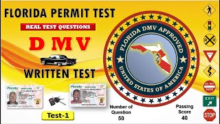 Florida DMV Written Test 2023 50 Questions with Explained Answers  Test1 [upl. by Auerbach]