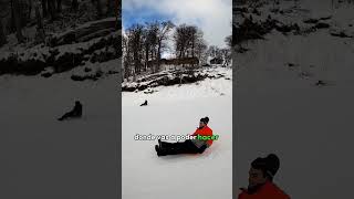 Villa la Angostura en invierno conocé el cerro Bayo con nieve culipatin y ski lago espejo [upl. by Lahcar]