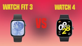 Huawei Watch Fit 3 vs Xiaomi Redmi Watch 4  Full Specs Compare Smartwatches [upl. by Carpenter]