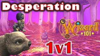 Wizard101  Easy Way to Beat DESPERATION Solo Boss Tech [upl. by Tull]