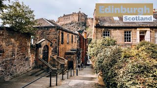 Edinburgh Scotland  The Most Beautiful City In The World  Walking Tour 4K HDR 60fps [upl. by Torrie95]