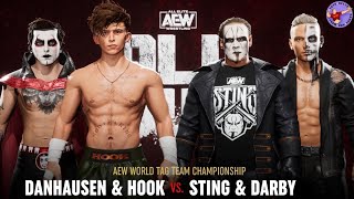 AEW Fight Forever HookHausen Win The Tag Team Championship [upl. by Llevra]