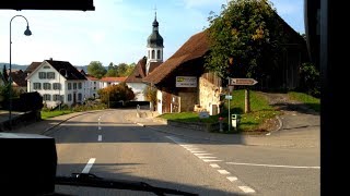 Postauto Zürich  Linie 215 Affoltern aA Bhf  Uitikon Dorf via Kelleramt  Solaris Urbino 18 [upl. by Dasya]