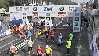 Mauro Tomasi alla 41st BMW Berlin Marathon 28092014 [upl. by Iror]