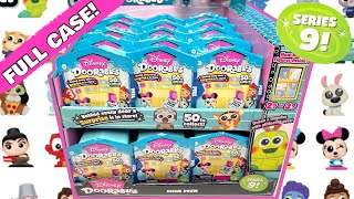 Unboxing FULL CASE Disney Doorables Series 9 Mini Peek Blind Bag Toy Opening With Codes [upl. by Trebron]