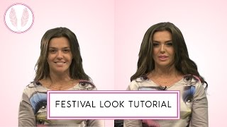 FESTIVAL LOOK MAKEUP TUTORIAL [upl. by Aimak]