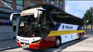 PHILTRANCO Premium Deluxe  FREE skinpack for Neoplan New Tourliner C13  ETS 2 149 Bus Mods [upl. by Joliet100]