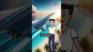 Concorde  Super Sonic Plane  facts tidbits animation shorts viral plane knowledge best [upl. by Pazit]