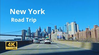 Brooklyn NY Winter drive tour 🚗 🚘 🚔 🏎 🚓 🚕 4K UHD February tour roadtrip driving nyc [upl. by Riddle746]