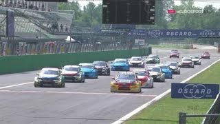 WTCC 2017 Monza Full Race 1 ENGLISH start to finish [upl. by Eislek]