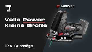 Kompakte kabellose Sägepower Die PARKSIDE PERFORMANCE 12V Stichsäge  Tool Talk [upl. by Lilli630]