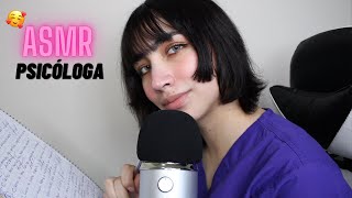 ASMR PSICÓLOGA TE HACE PREGUNTAS PERSONALES Roleplay [upl. by Nilloc]