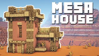 Minecraft  Mesa House Tutorial How to Build [upl. by Asselim]