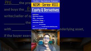 NISM Practice Question5  Rights amp Obligation in Options SERIES VIII  EQUITY AND DERIVATIVES MCQs [upl. by Chiarra582]