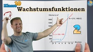 Wachstumsfunktionen  Klasse 10 ★ Übung 2 [upl. by Aniretac]