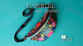 Tutoriel du kit Sac Banane Odile Bailloeul [upl. by Kakalina]