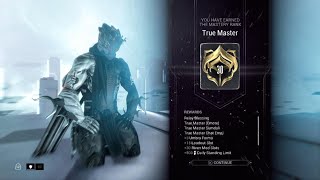 Warframe True Master Mastery Rank Test 12182023 [upl. by Ailerua334]