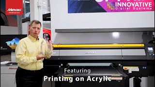 Acrylic Award Printer amp Printing on Plastic Made Easy The New Mimaki UJF7151 Plus II [upl. by Sanborn]