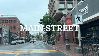 Driving around downtown Moncton New Brunswick July 2023 [upl. by Jacobsen]