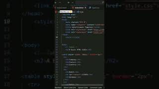 How to color table box in html shortsfeed shorts codingvideo viral trending html tableinhtml [upl. by Karlin]