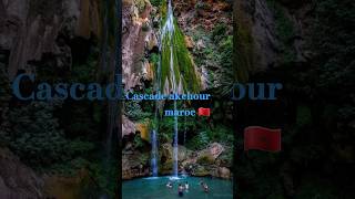 Cascade akchour maroc🇲🇦waterfall akchour Morocconature short [upl. by Olag]