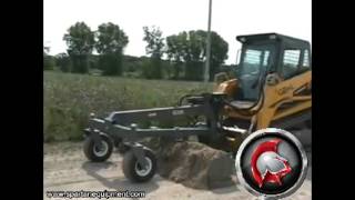 Skid Steer Grader Attachment From Spartan Equipment [upl. by Ika]