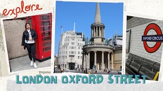 Oxford Street London goanvlogger londontube oxford oxfordstreetlondon london [upl. by Merrill]