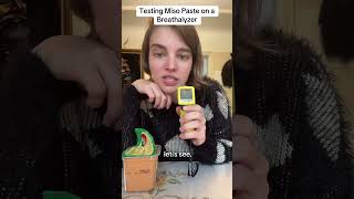 Testing Miso Paste with a Breathalyzer [upl. by Tymes]