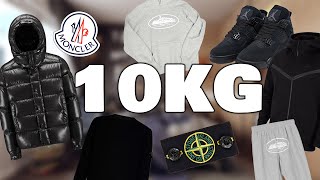 10KG PANDABUY HAUL ASSURDO Moncler corteiz j4 stone island [upl. by Ragg828]