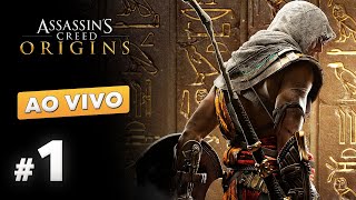 🔴 ASSASSINS CREED ORIGINS 1  AO VIVO  PC PTBR [upl. by Fulviah]