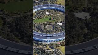 Apple Park Cupertino From Space [upl. by Asilanom538]