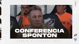 Conferencia de prensa de Claudio Spontón vs Vélez Sarsfield Fecha 25  Torneo Socioscom [upl. by Ahsikad938]