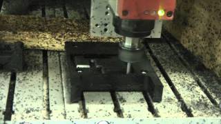 Professional CNC router system machining Acetal [upl. by Gennie413]