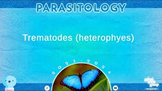 L2 Introduction to trematodes heterophyes Parasitology [upl. by Annay]