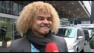 FifaGala FussballLegende Valderrama im Interview [upl. by Ahtela970]