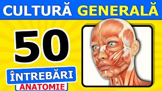 Test Cultură Generală 6 50 de întrebări din Anatomia Umană  Cu Burta Pe Carte [upl. by Nabroc]