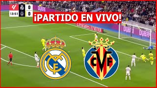 🔴 REAL MADRID vs VILLARREAL EN VIVO 🔴 JUEGA MBAPPE LA LIGA ESPAÑOLA 🏆FECHA 8 [upl. by Ahsiuq]