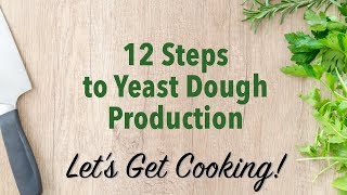 12 Steps to Yeast Dough Production [upl. by Adnauqaj]