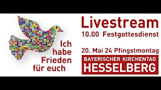 Bayerischer Kirchentag auf dem Hesselberg  Festgottesdienst und Grußworte [upl. by Kafka]