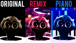 KITTEH KITTEH Scatman Cat Original vs Remix vs Piano part 2 Version [upl. by Eenttirb196]