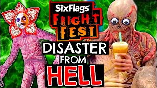 Six Flags FRIGHT FEST Is Fyre Fest Of Haunt Events [upl. by Wallinga]