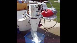 1986 85HP Force Outboard Running wTelltale added [upl. by Itsyrc232]