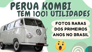 CONHEÇA OS TRÊS PRIMEIROS ANOS DA PERUA KOMBI NO BRASIL COM IMAGENS RARAS DE ÉPOCA [upl. by Imaj]