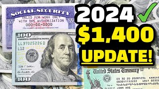 Stimulus Alert 1400 Check for 2024 Heres What You Need to Know [upl. by Joann]