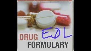 DCHDHDWHCHCPHCUPHCAAM SC  EDL amp Drug Formulary [upl. by Orola]