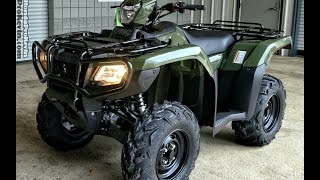 2016 Honda Rubicon 500 ATV WalkAround Video  TRX500FM5G FourTrax Foreman 4x4 Four Wheeler [upl. by Corby]