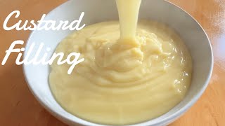 Homemade Custard filling Simple Recipe [upl. by Lyndsey84]