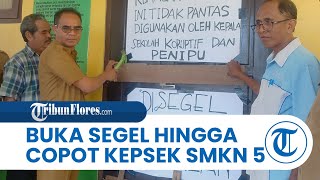 Kadis Pendidikan NTT Buka Segel Sekolah hingga Copot Kepala SMK Negeri 5 Kupang [upl. by Ardnahcal51]