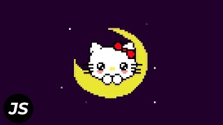 How to draw Hello Kitty in Pixel Art on Paintnet  Kitty White [upl. by Assenad]